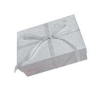 Homoyoyo Caja de Embalaje para Cosméticos Diseño de Estrellas Color Plateado para Caja Obsequio de Cumpleaños de Belleza