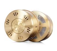 Homoyoyo Caja de Moxibustión de Cobre Puro Portátil Base y Tapa, Quemador de Moxa sin Humo, Accesorio para Terapia Tradicional, Uso en Adultos y Personas Mayores, para Relajación y Bienestar