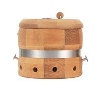 Homoyoyo Caja de Moxibustión de Madera Portátil Diseño Suspendido para Distribución Uniforme del Calor Herramienta para Relajación y Vitalidad Casa y Viaje