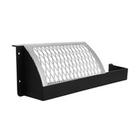 Homoyoyo Caja Pequeña de Plástico para Balones de Futbolín Red de Malla Negra Spray Plateado Accesorio para Futbolín Almacenamiento Compacto en Juegos Familiares y Recreativos