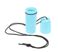 Homoyoyo Caja Seca de Plástico Azul 2 Piezas, Tarro Cilíndrico Pequeño para Monedas y Arena de Playa, Sellado Hermético Resistente para Buceo, Snorkel y Deportes Acuáticos