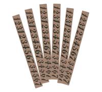 Homoyoyo Calcomanías para Instrumento de Lengua 6 Piezas, Adhesivas Prácticas para Aprendizaje de Escala Musical, Tamaño Pequeño, sin Residuo, Accesorio Adecuado para Percusión y Práctica