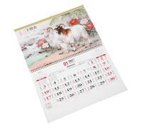 Homoyoyo Calendario de Pared 2027 Año del Carnero Diseño Zodiacal Chino, Planificador Mensual Resistente al Desgarro para Decoración de Oficina y Restaurante