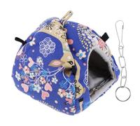 Homoyoyo Cama para Animales Pequeños Cálida para Conejillos de Indias Escondite Decorativo para Hámster Hamaca Cómoda para Invierno Función de Ocultamiento Escenario para Mascotas Pequeñas