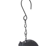 Homoyoyo Campanilla de Viento Navideña, Decoración Colgante Campanillas de Viento, Pingüino, Hierro y Vidrio, para Puerta y Hogar, Uso como Timbre y Carillón