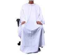 Homoyoyo Capa De Peluquería Profesional De Poliéster - Delantal Impermeable Para Corte y Tinte De Cabello - Capa De Para Salones y Negro Tamaño Ajustable