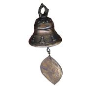 Homoyoyo Carillón de Viento Retro de Cobre para Decoración de Jardín y Hogar, Campana Colgante Tradicional y Delicada para Experiencia Armoniosa