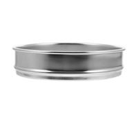 Homoyoyo Cedazo de Laboratorio de Acero Inoxidable 20 CM Doble Capa Cedazo de Prueba Económico Resistente a Alta Temperatura para Análisis de Partículas Geología Metalurgia y Química