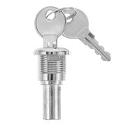 Homoyoyo Cerradura Tubular para Máquina Expendedora Llave de Repuesto, Metal Resistente y Compatible Dispensadores de Chicles, Apta para Sistemas de Bloqueo en Máquinas de Vending