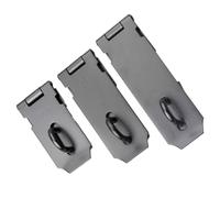 Homoyoyo Cerrojo de Puerta de Acero Inoxidable Engrosado 4 Pulgadas Cierre de Seguridad Negro Resistente Pestillo de Cerradura para Puertas Protección Antirrobo Duradera y Práctica