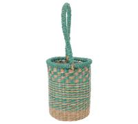 Homoyoyo Cesto de Almacenamiento Mano Hierba Marina Resistente y Versátil con Asas para Transportar Cesta Alta para Botellas de Vino y Organización Doméstica Picnics y Viajes