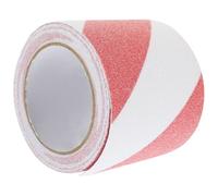 Homoyoyo Cinta Antideslizante para Escaleras Adhesiva 10 Cm X 5 M Superficie Mate, Tira Reflectante en Rojo para Seguridad Industrial y Señalización de Suelos Resbaladizos