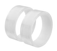 Homoyoyo Cinta de Calafateo Autoadhesiva Transparente 2 Piezas 300X3 CM para Sellado en Ventanas y Puertas Tira de Sellador para Baño y Cocina Resistente al Agua