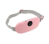 Homoyoyo Cinturón Calentador Menstrual y Almohadilla Térmica Abdominal con Masaje Vibratorio, Calentamiento Rápido, Ultradelgado y Transpirable para Alivio de Periodo Menstrual