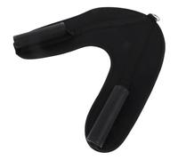 Homoyoyo Cinturón de Entrenamiento para Abdominales Mango de Caucho Antideslizante, Correa Acolchada Negra para Gimnasio, Accesorio para Máquinas de Fitness y Ejercicio de Fuerza