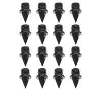 Homoyoyo Clavos para Zapatillas de Atletismo para Hombre, 16 Piezas de Picos de Carbono Negros para Sprint y Campo, Accesorios para Zapatos de Running en Pista al Aire Libre