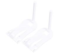 Homoyoyo Clip para Comida de Pájaros Multifuncional de Plástico Blanco para Jaulas, Sujeta Frutas y Verduras, Fácil de Transportar, Paquete de 2 Unidades para Loros y Aves