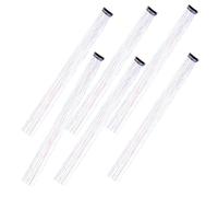 Homoyoyo Clip Para Peluca De Alambre Dorado Láser Extensiones De Cabello Clip Resistentes Al Calor Brillantes Estilo Arcoíris De Hadas Para Fiestas y Ocasiones Especiales