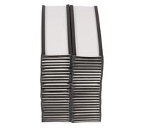 Homoyoyo Clips Magnéticos para Etiquetas de Precio 76X25 MM 50 Piezas Soporte para Tarjetas de Almacén y Exhibidores Adecuado para Supermercados y Gestión de Inventarios