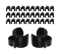 Homoyoyo Clips para Cables de Micrófono 50 Piezas Soporte Plástico para Cable de 25 MM de Diámetro Solución para Organización en Estudios y Espacios de Trabajo de Audio