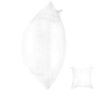 Homoyoyo Cojín Inflable Transparente Almohada Portátil de PVC para Camping Viajes y Uso Ergonomía Práctica y Ligera