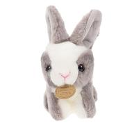 Homoyoyo Colgante de Conejo de Peluche Conejito Llavero Animal de Dibujos Animados diminuto Coleccionable Mascotas Animal de Peluche Animales de Peluche de Felpa Suave Grey