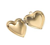 Homoyoyo Colgante De Corazón Completado Encantos De Relicario Amar Encantos Del Corazón Para Medallón De Corazón Encanto Colgante De Medallón De Corazón De Metal Acero Inoxidable Dorado