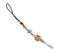 Homoyoyo Colgante de Rueda de Oración Tibetano Seis Sílabas para Decoración Interior de Coche y Bolso, Amuleto de Buena Suerte y Protección Feng Shui