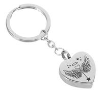 Homoyoyo Colgante Relicario de Corazón para Cenizas de Mascotas, Acero de Titanio, Fácil de Llevar y Cómodo para Recuerdo Memorial