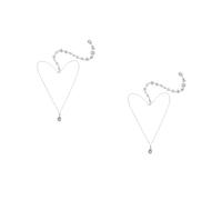 Homoyoyo Collar De Body Chain Para Novia - Elegante y - Con Colgantes De Diamantes De Imitación Ideal Para Bodas Collar Largo Con Cadena Trasera Accesorio Para