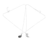 Homoyoyo Collar De Dragón De Acero Inoxidable Joyería Tai Ji Colgante De Yin Yang Collar De Pareja Para Novio y Novia Para Obsequio De San Valentín