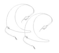 Homoyoyo Collar de Gimnasia con Diseño Original en Acero Inoxidable, Paquete de 2 Piezas, Cómodo y Resistente para Adolescentes y Adultos, Joyería Deportiva Elegante