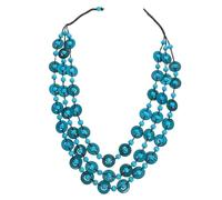 Homoyoyo Collar De Tejer De Caparazón De Bohemio Color Azul Joyería Elegante Para Mujeres y Niñas Para Ocasiones Especiales y Uso Diario
