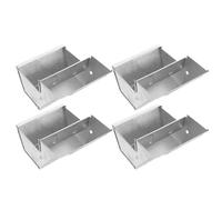 Homoyoyo Comedero para Conejos de Hierro Resistente Dispensador Controlado, Tamaño 12 Cm, para Uso Agrícola Exterior E Interior, Adecuado para Pequeños Animales y Granjas Pequeñas