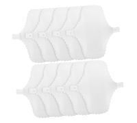 Homoyoyo Compresas Menstruales Reutilizables de Algodón, 10 Piezas Lavables y Anti-fugas para Uso Diario y Ejercicio, Protector de Bragas Cómodo para Mujeres