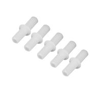 Homoyoyo Conector de Aire Recto 4 Mm para Acuario, 10 Unidades, Tubo Plástico para Manguera de Oxígeno, Válvula de Aire para Bombas y Filtros Acuáticos, Accesorio de Conexión