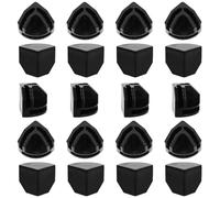 Homoyoyo Conectores de Armario ABS 20 Piezas Negros y Blancos para Organizador Modular Clips de Hebilla Resistentes para Estantes y Almacenamiento en Hogar