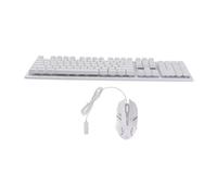 Homoyoyo Conjunto de Teclado y Ratón para Suspensión USB Teclado y Ratón Mecánico para Gaming Casa