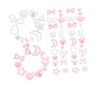 Homoyoyo Conjunto Mixto de Perlas para Decoración de Uñas Dijes y Perlas para Uñas para Hacer Manicuras Casa o Salones de Belleza