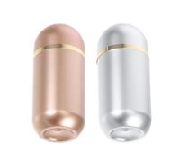 Homoyoyo Contenedores Plásticos para Medicamentos, 2 Pastilleros Pequeños de 10 Ml para Suplementos, Organizador Portátil para Viajes y Almacenamiento Seguro