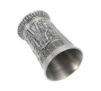 Homoyoyo Copa De Vino Egipcia De Bronce Faraónico - Vaso De Whisky Medival - Aleación De Zinc Diseño Artesanal Elegante Decoración Para Eventos y