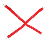 Homoyoyo Correa Ajustable para Caja de Marcha, Cinturón de Hombro Grueso y Resistente para Tambores, Accesorio para Percusión en Desfiles y Espectáculos, Color Rojo, Modelo Yw-31 Doble