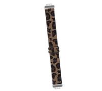 Homoyoyo Correa De Reloj De Nailon Ajustable Patrón De Leopardo Para Inspire Banda Elástica Deportiva y Transpirable Para Uso Diario y Estilo Casual