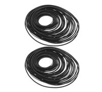 Homoyoyo Correas de Goma Planas para Grabadora de Casetes 100 Unidades Mixtas 0.7/1.0 Mm 40-190 Mm Correas de Repuesto para Reparación Tocadiscos y Reproductores Dvd