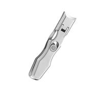 Homoyoyo Cortaúñas Pies de Acero Inoxidable Diseño Anti Salpicaduras Práctico y Portátil Accesorio Multifunción para Cuidado de Uñas Hogar y Viajes Color Plateado