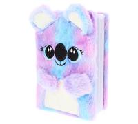Homoyoyo Cuaderno A5 de Peluche Adorable para Niñas, Diario de Uso Diario Diseño de Oso, Papel Suave para Escritura Creativa y Planificación, Accesorio de Notas para Escuela y Viajes
