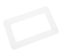 Homoyoyo Cubierta de Interruptor Doble Acrílico 173x86 Mm Color Blanco, Pegatina Decorativa para Enchufe de Pared, Protector Adhesivo para Interruptores, Embellecedor Resistente