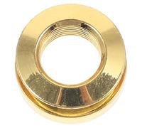 Homoyoyo Cubierta del Botón del Pasador Final para Guitarra Acústica y Eléctrica, de Cobre Dorado, Diseño Redondeado Que No Daña ni Raya, Accesorio Esencial para Guitarristas