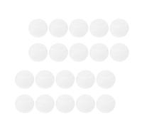 Homoyoyo Cubierta Transparente para Insignias Redondas de Pvc, Protector Adhesivo para Medallones de 55mm, Paquete de 20 Piezas para Almacenamiento y Exhibición