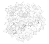 Homoyoyo Cubitos de Hielo Artificiales Transparentes 18 MM 130 Piezas Decoración para Fotografía Rellenos para Jarrones y Mesas Accesorios Reutilizables para Bares y Fiestas